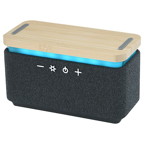Additional Image 5 - a black and blue rectangular object with a light on top