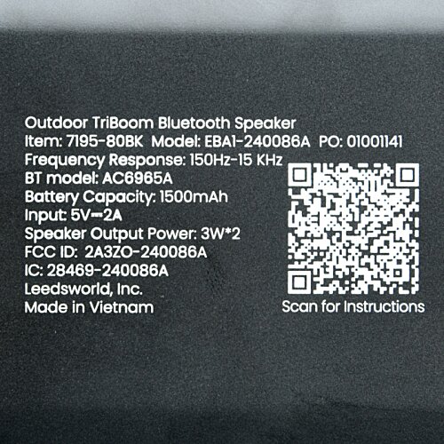 Additional Image 9 - a black sign with white text
