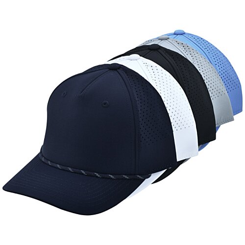 Additional Image 1 - a blue and black hat