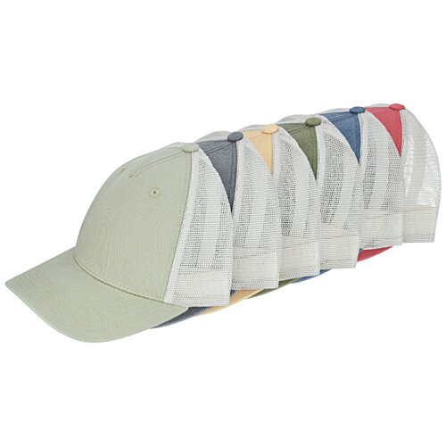 Additional Image 2 - a row of different colored caps
