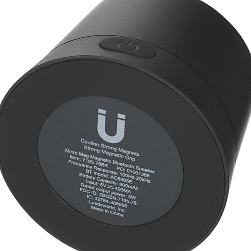 Additional Image 6 - a black round object with a letter on it