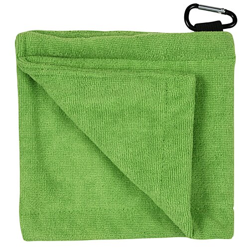 Additional Image 1 - a green towel with a black handle