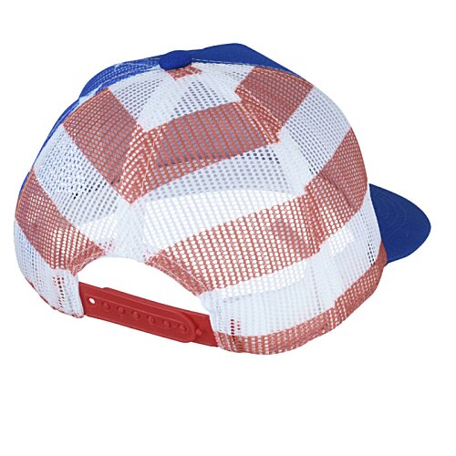 Additional Image 2 - a red white and blue hat