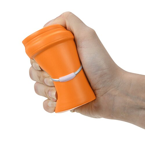 Additional Image 3 - a hand holding an orange cup