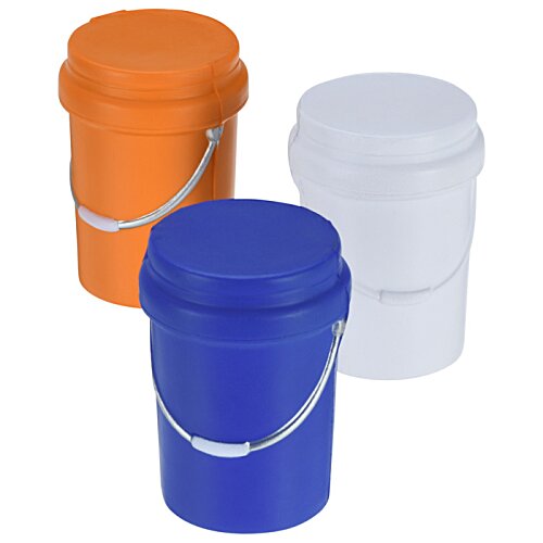 Additional Image 4 - a group of buckets with a white and blue lid