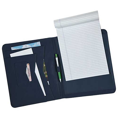 Additional Image 4 - a black folder with a white paper and pen