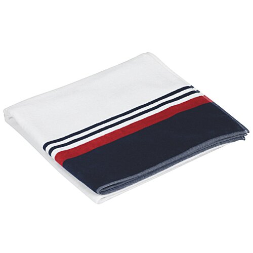 Additional Image 2 - a white and blue towel