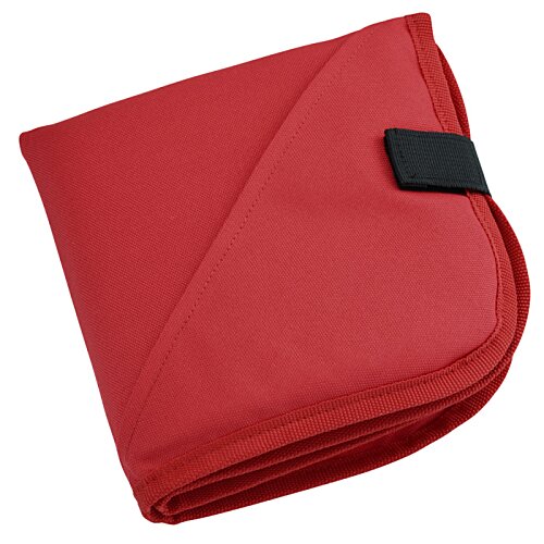 Additional Image 2 - a red pouch with a black strap