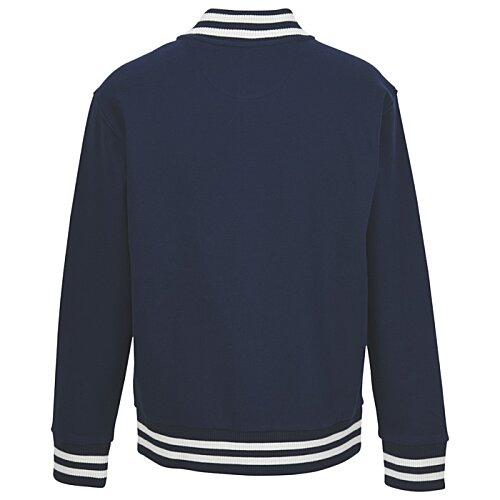 Additional Image 1 - a blue and white sweater