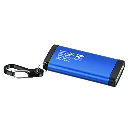 Additional Image 3 - a blue rectangular object with a black cord