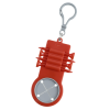 Additional Thumbnail Image 1 - a red key chain with a silver circle