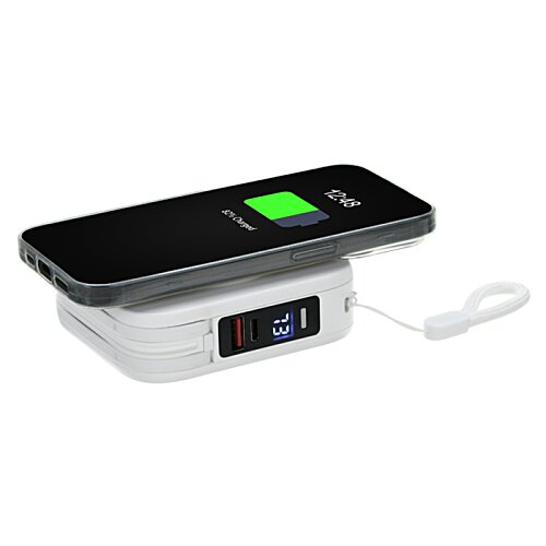 Additional Image 1 - a phone charging station with a green screen