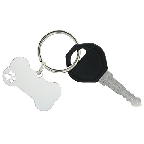 Additional Image 2 - a key chain with a bone
