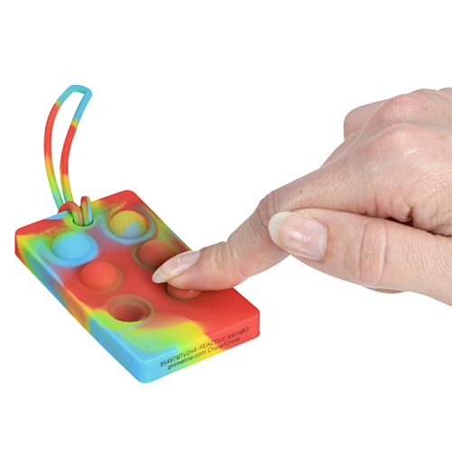 Additional Image 2 - a hand holding a colorful tag