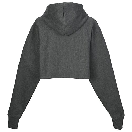 Additional Image 1 - a black cropped sweatshirt
