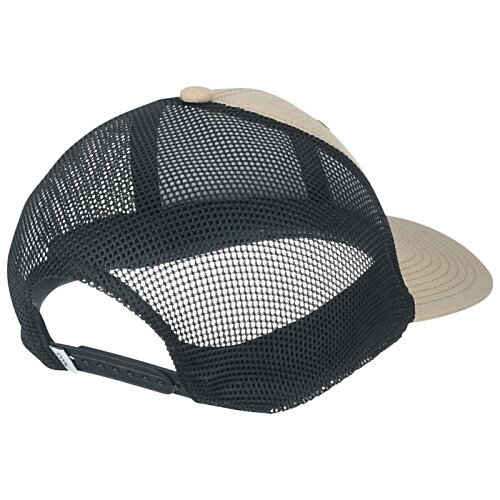 Additional Image 1 - a black hat with a mesh back