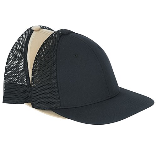 Additional Image 2 - a black hat with a white background
