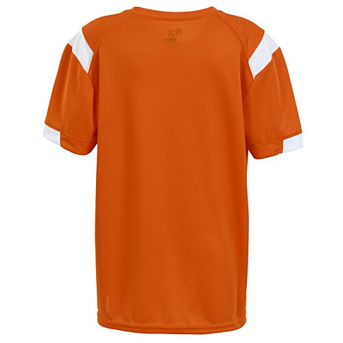 Additional Image 1 - a orange shirt with white stripes