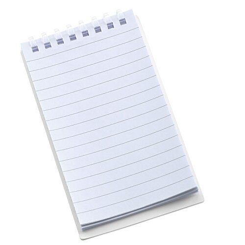 Additional Image 1 - a spiral notepad with lined paper