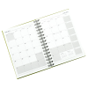 Additional Thumbnail Image 1 - a white calendar with a spiral bound