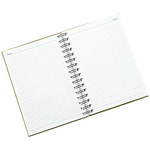 Additional Image 2 - a white notebook with a spiral bound