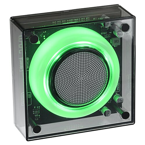 Additional Image 1 - a green circle on a black square
