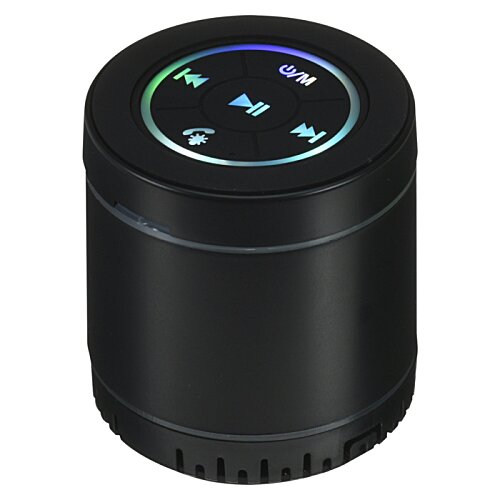 Additional Image 3 - a black cylinder with a circular logo