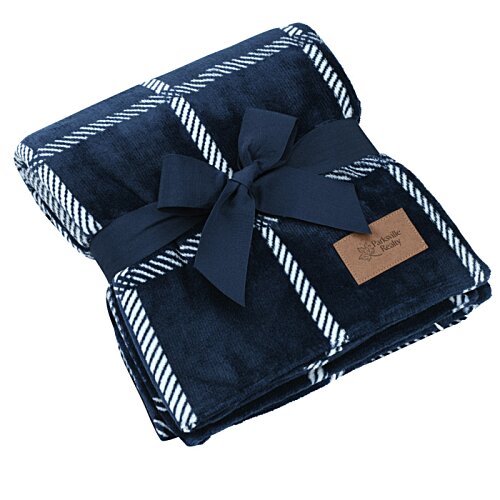 Additional Image 1 - a blue blanket with a bow