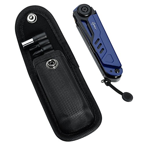 Additional Image 3 - a black and blue pocket knife