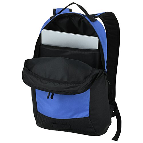 Additional Image 2 - a blue and black backpack