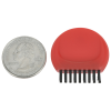 Additional Thumbnail Image 2 - a round silver coin next to a red object