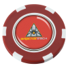 Additional Thumbnail Image 1 - a red and white chip with a triangle logo