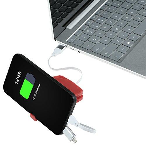 Additional Image 3 - a cell phone charging on a stand