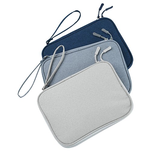 Additional Image 3 - a group of blue and white purses