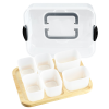 Additional Thumbnail Image 2 - a white container with six compartments