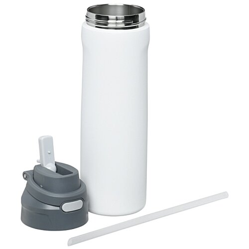 Additional Image 4 - a white and black water bottle