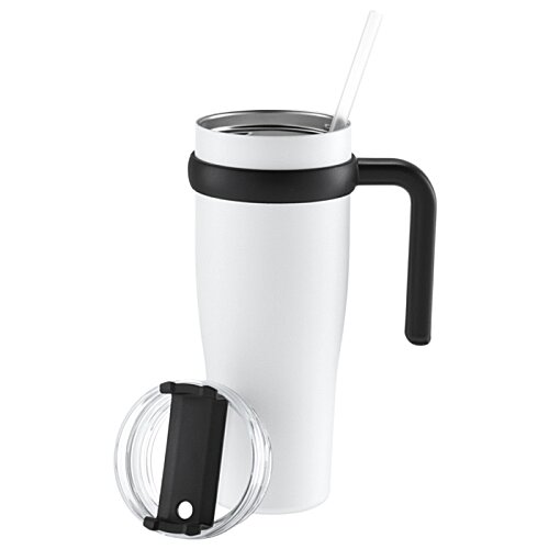 Additional Image 1 - a white and black coffee mug