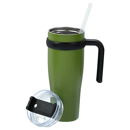 Additional Image 1 - a green mug with a straw