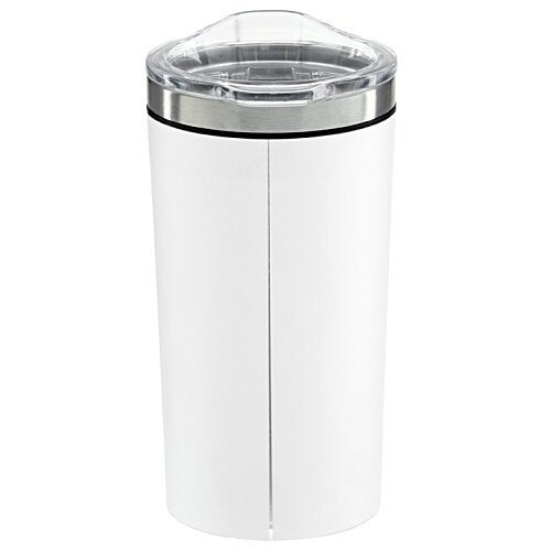 Additional Image 1 - a white and silver trash can