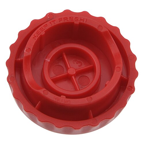 Additional Image 1 - a red plastic cap with a cross