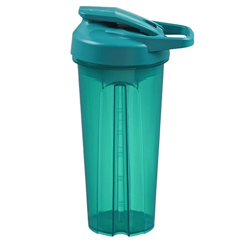 Additional Image 3 - a blue plastic cup with a lid