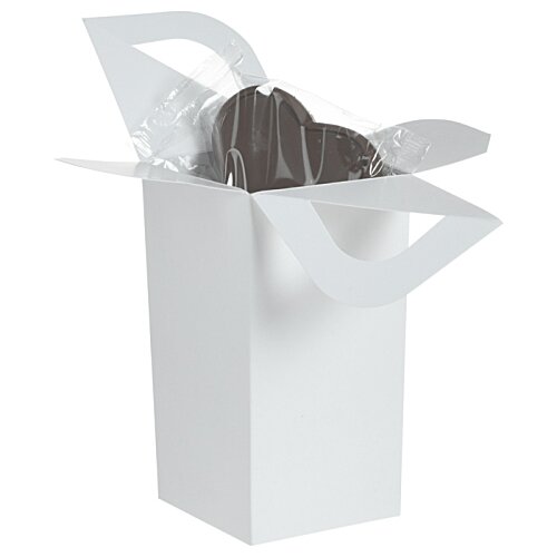 Additional Image 4 - a white box with a black object inside