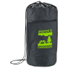 Additional Thumbnail Image 2 - a black sleeping bag with green logo