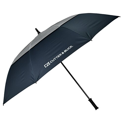 Additional Image 1 - a black umbrella with a white background