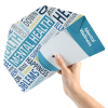 Additional Thumbnail Image 6 - a hand holding a blue and white envelope