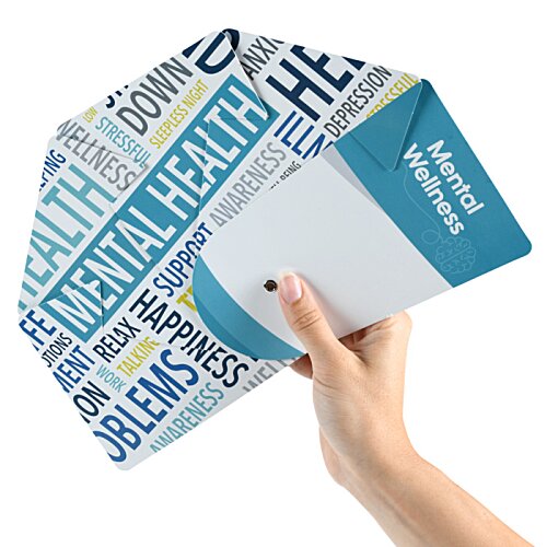 Additional Image 6 - a hand holding a blue and white envelope