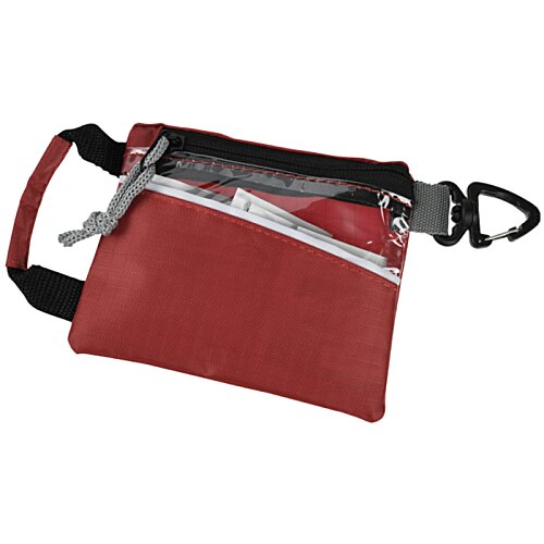 Additional Image 1 - a red bag with a zipper