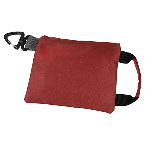 Additional Image 2 - a red bag with black handles