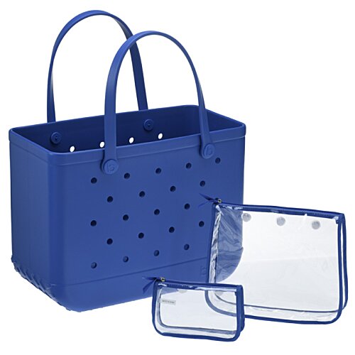 Additional Image 3 - a blue bag with handles