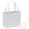 Additional Thumbnail Image 3 - a white bag with handles